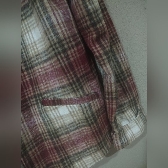 [Active USA] Plaid Fall Pumpkin Spice Autumn Blazer Jacket - Picture 2 of 5